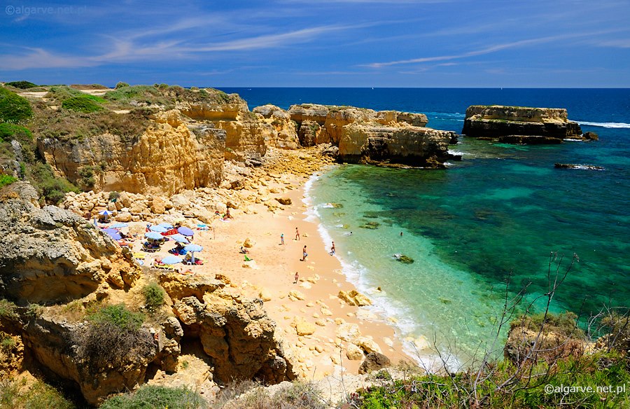 Praia do Castelo, jedna z najmniejszych plaż Algarve