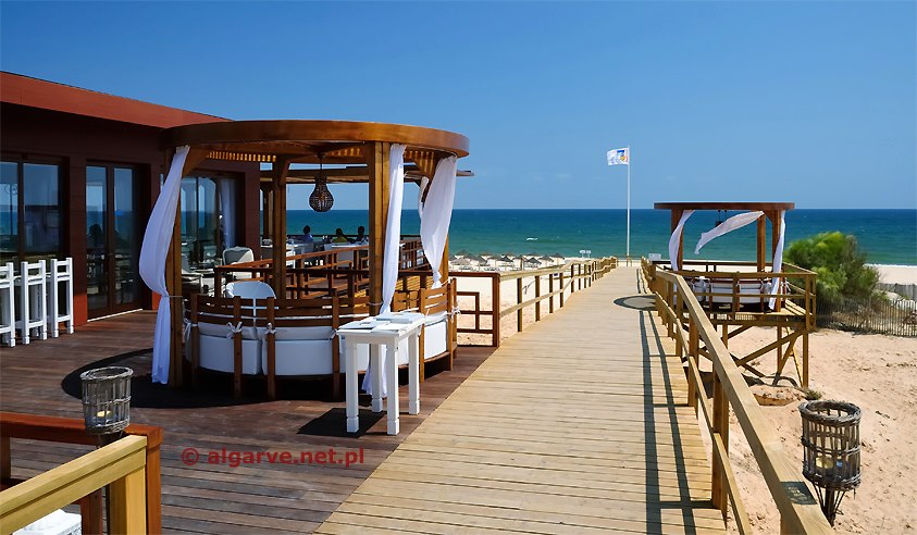Restauracja na plaży Praia Verde