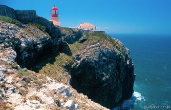 Portugalia, Przylądek św. Wincentego (Cabo de Sao Vincente), najdalej wysunięty na południowy zachód skrawek Europy 