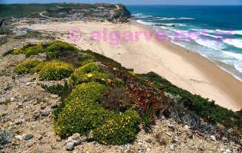 Na zdjęciu Monte Clerigo, osada  w zachodniej części wybrzeża Algarve w południowej Porugalii