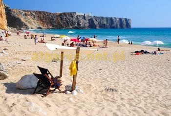 Praia do Tonel, plaża na końcu Europy bo wybrzeże w okolicach Sagres to zachodni koniec kontynentu.